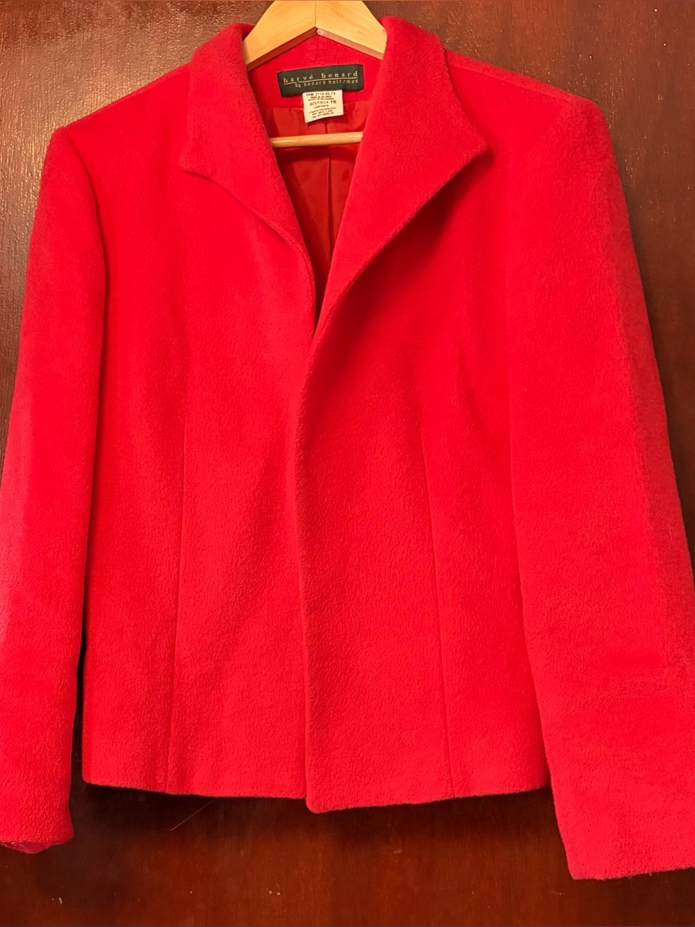 Harve Benard Vibrant Red Women's Blazer Jacket